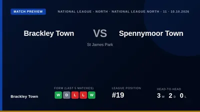 Brackley Town manager Peter Hartley will oversee his first National League North fixture this Saturday when his...